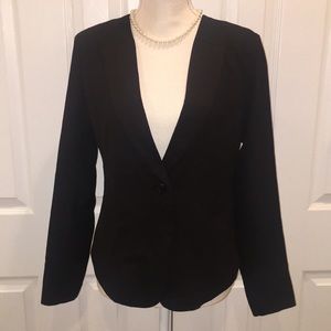 Love Tree Black Mesh Back Blazer